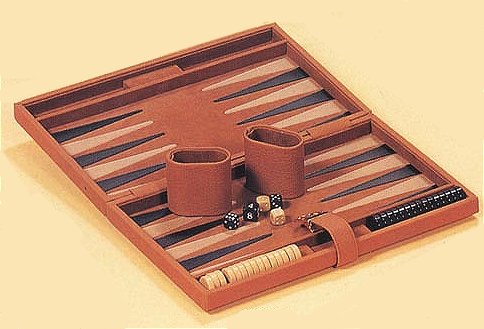 Medium  Size Textured  Backgammon Game Set
