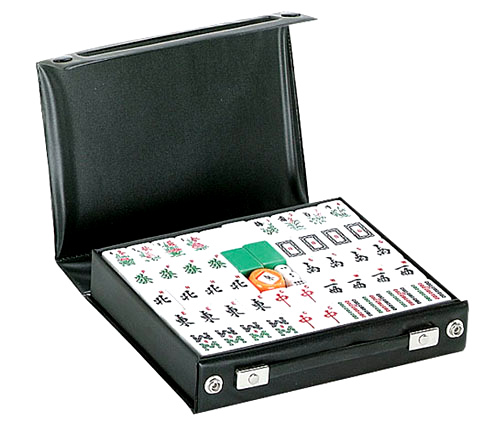 Black Case Chinese Mah Jong Set