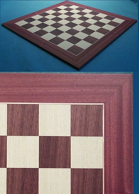 Premium Sycamore and Walnut Wood Chess Board
