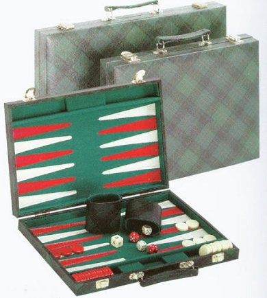 British Classic Backgammon Set - Medium Size