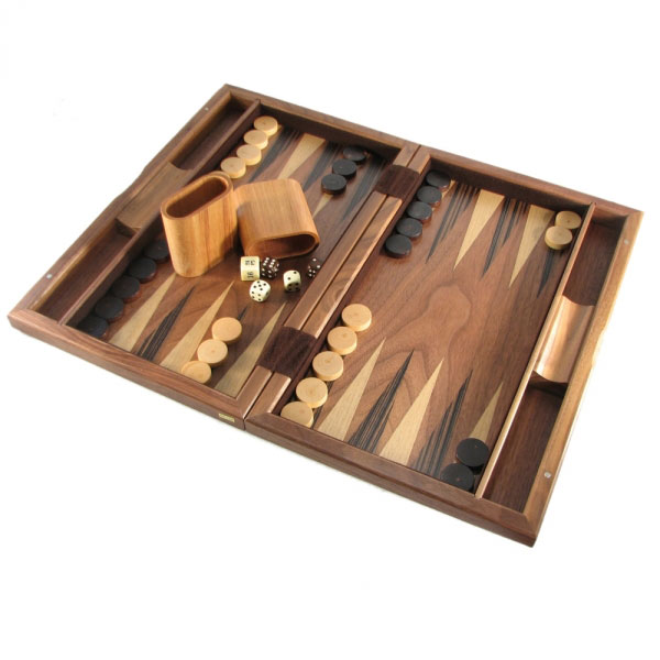 Walnut Wood Backgammon Set