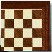 16” Sycamore & Walnut Wood Chess Board.