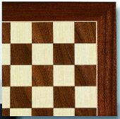 16 Sycamore & Walnut Wood Chess Board.
