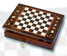 Cabinet Chessboard With Artistic Design.
