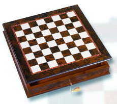 Italian Chessboard With Lock & Key Set