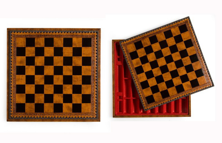 Italian Leatherette Chess Board