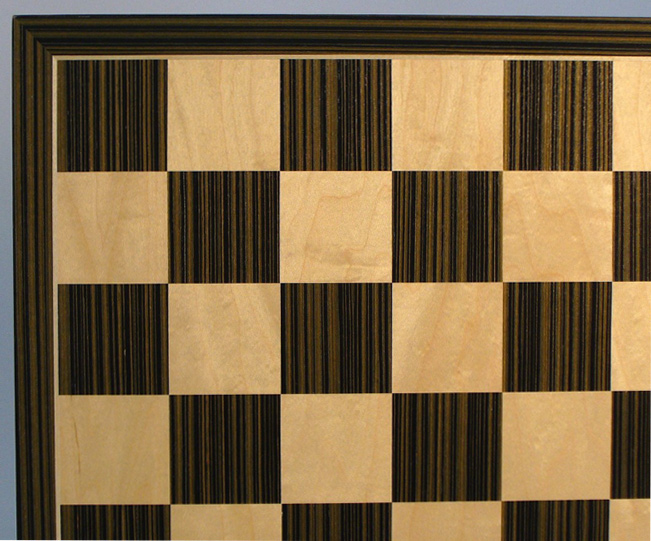 Ebony & Maple Chessboard