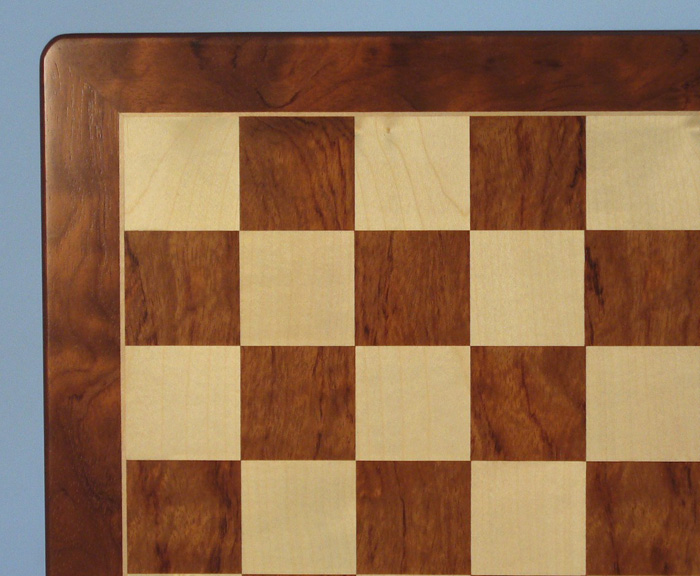  Padauk & Maple Chessboard with Round Edges