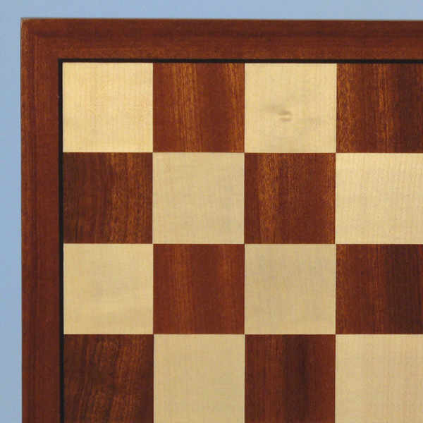 Sapele and Maple Chess Board