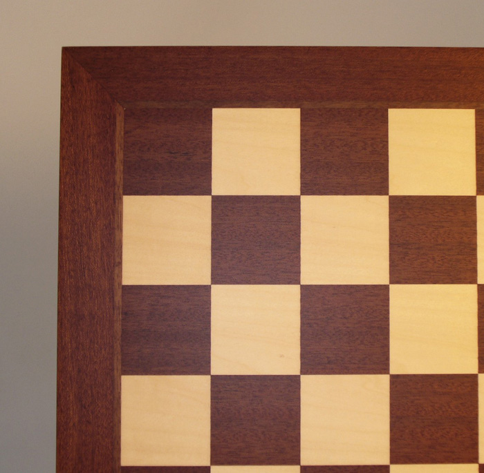 20.5 Padauk & Maple Chess Board with Matte Finish