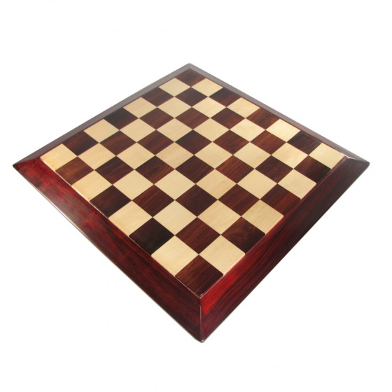 21 Inlaid Crimson Rosewood Chessboard