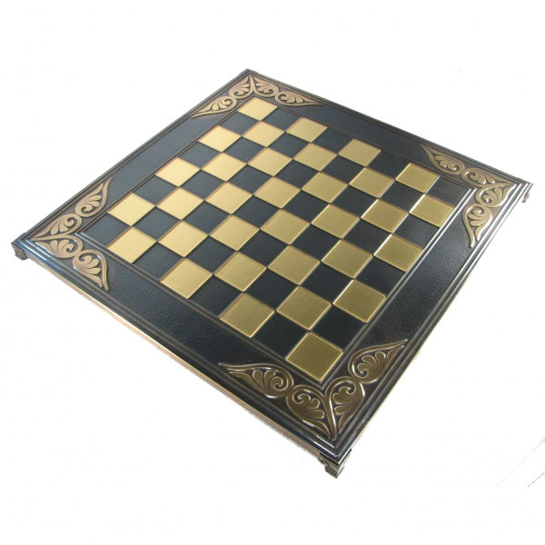 Deluxe Metal Chessboard