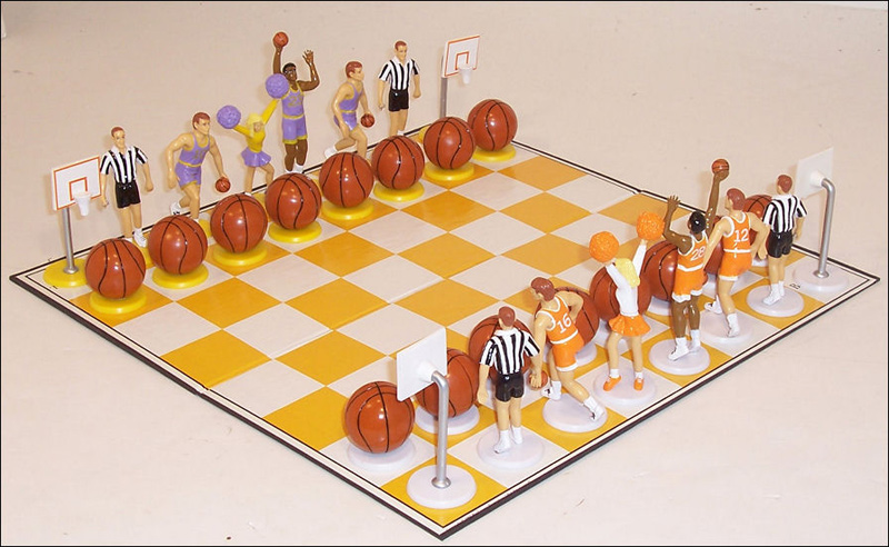 Basketball Sport Themed Chess Set