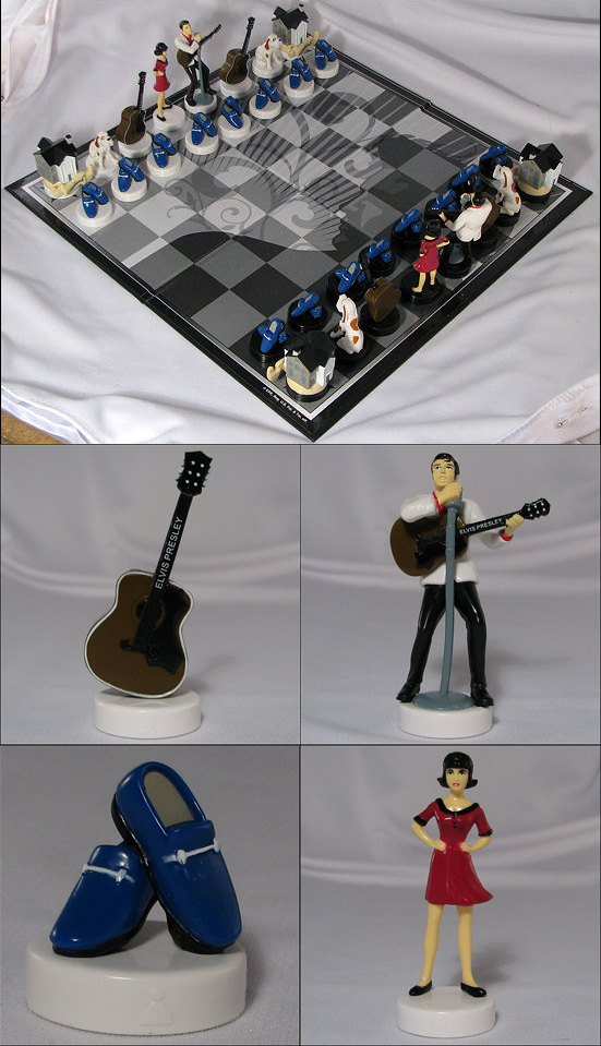 Elvis Presley Themed Chess Set