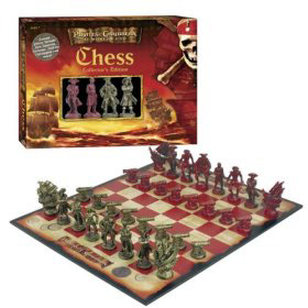 Pirates of The Caribbean Themed Chess Set