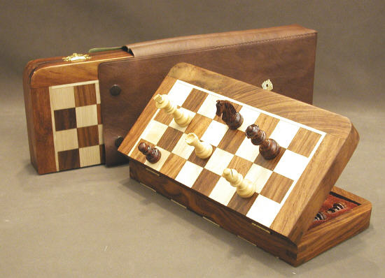 Sheesham  Portable Chess Set With Magnetic Field