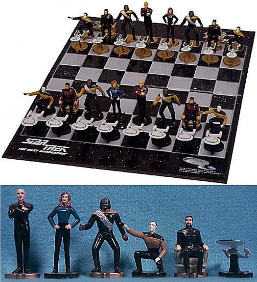 Star Trek Chess Set  - The Next Generation