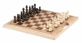 The Marvelous Series Chess Pieces 3.25 Boxwood & Ebonized