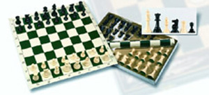 Tournament Chess Set wit Roll Out Chessboard