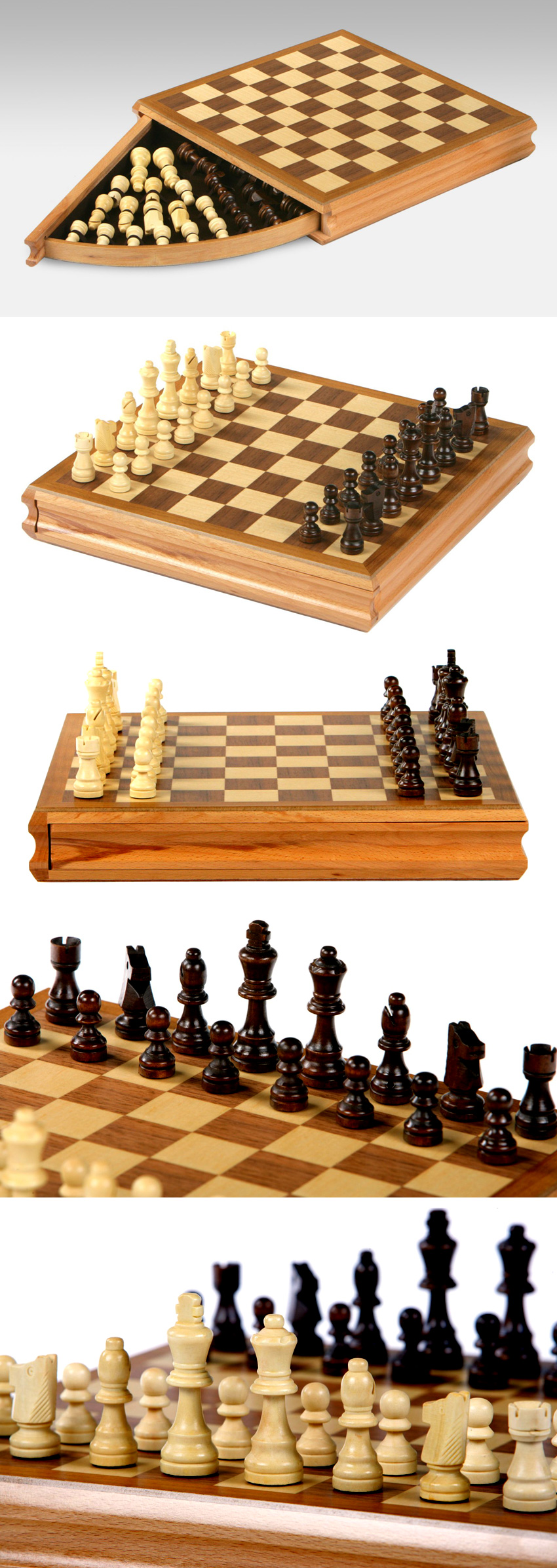 Swinging Drawer Chess Set