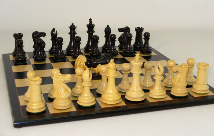 Ebony Regal Staunton Chess Set