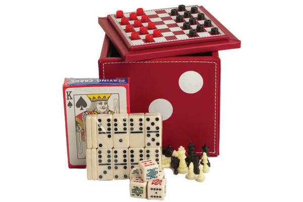 5 in 1 Red Cube Game Set