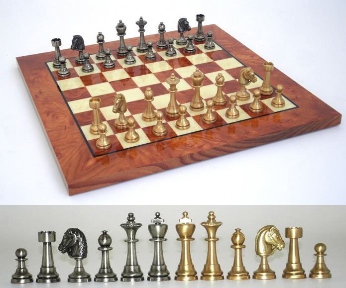 Italfama, Staunton Solid Brass Chess Set