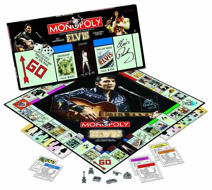 Elvis 25th Anniversary Monopoly Game, Collector's Edition