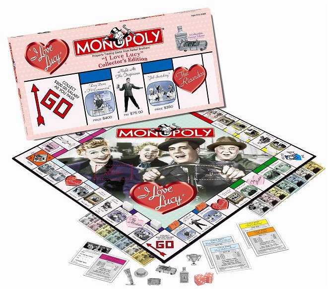 I Love Lucy Monopoly Game Collector's Edition
