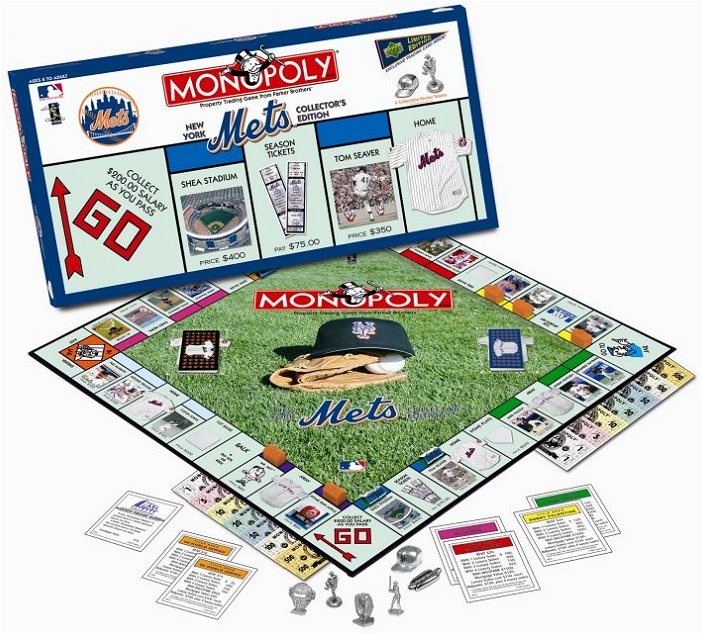 New York Mets Monopoly Collector's Edition