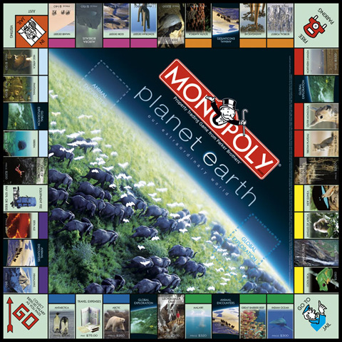 Discovery Planet Earth Monopoly Game Collectors Edition.