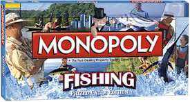 2009 Collectors Edition Fishing Monopoly Game.