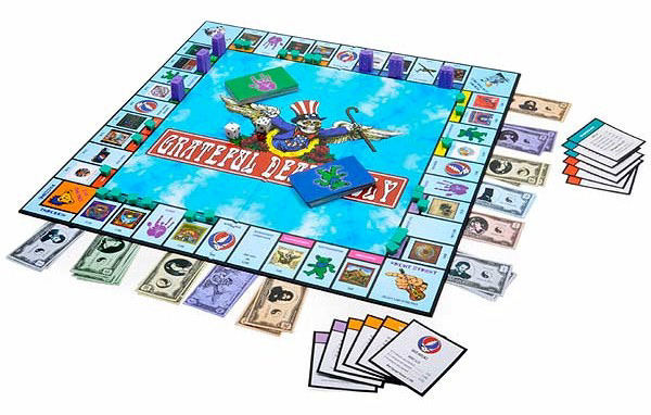 Grateful Deadopoly Board Game.