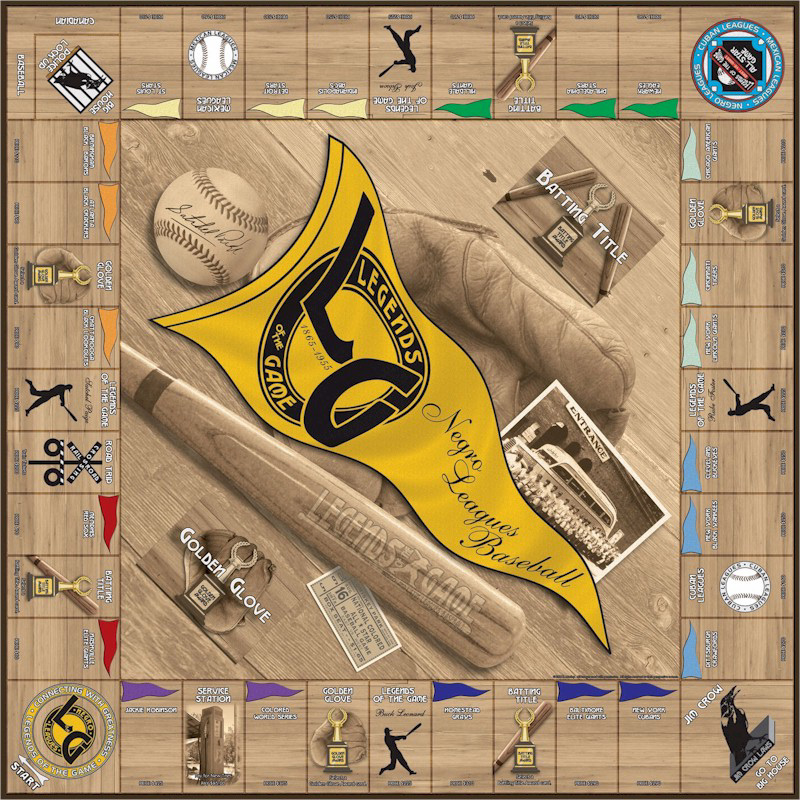 Negro & Latin Baseball Legendary Leagues Opoly Board Game.