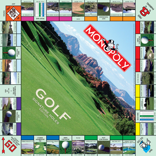 PGA Golf Tour Monopoly Game 2005 Edition.