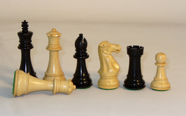 Imperial Ebony & Boxwood Chess Pieces