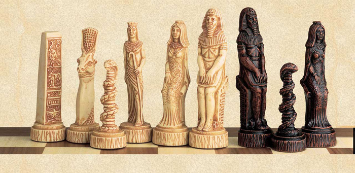 Ancient Egyptian Gods Chess Pieces