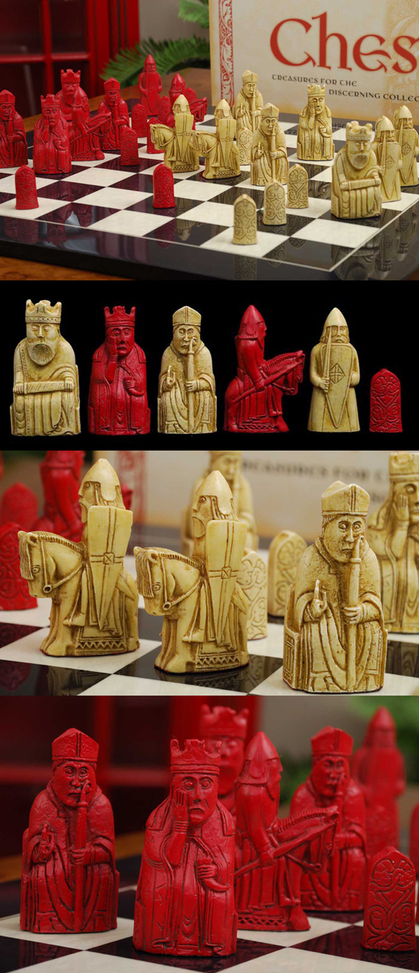 Red Isle of Lewis  Chessmen. 