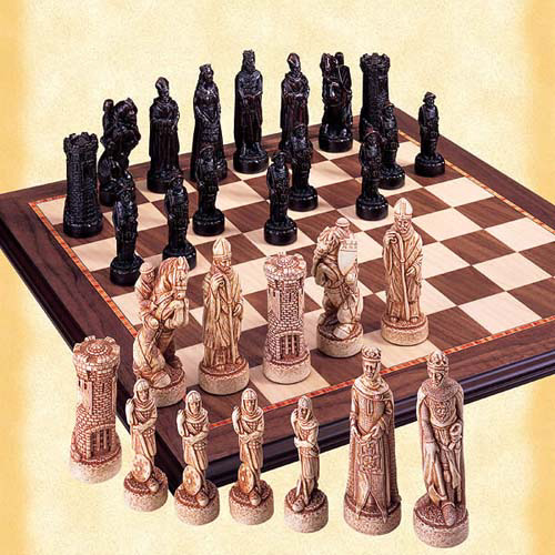 The Battle of Bannockburn Chessmen Set.