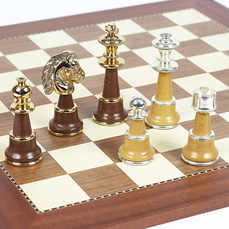 24 kt Gold Chessmen Set