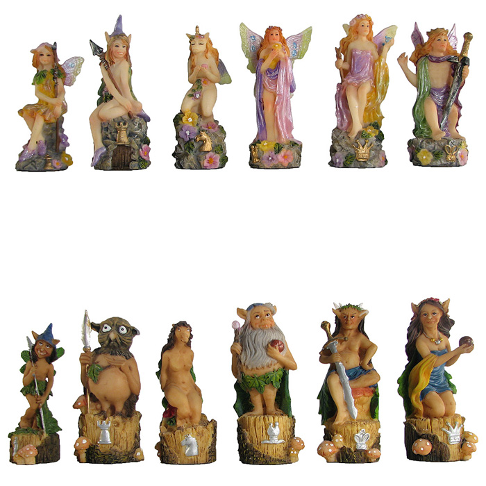 ELven Polystone Chess Pieces