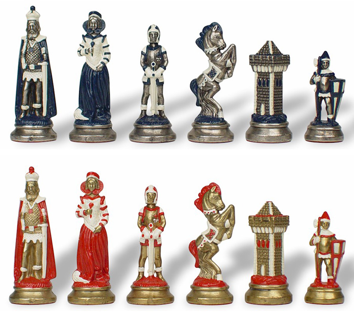 Mary Stuart Queen of Scots Italfama Chessmen Set