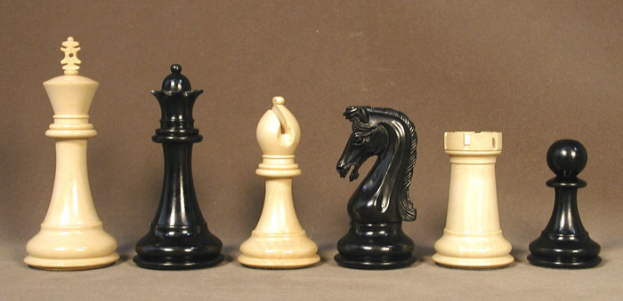 Chetak Ebony Chessmen