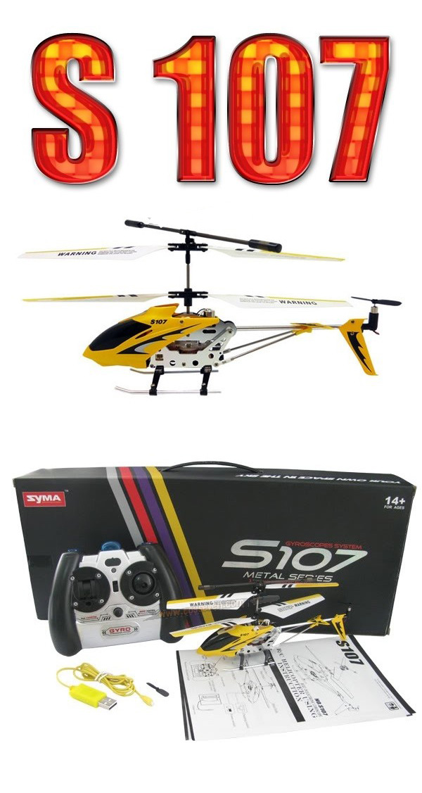 3 Channel Gyro - S107 Mini Helicopter