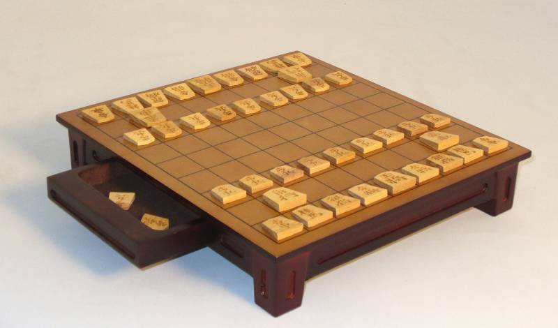 Wooden Shogi Game Set